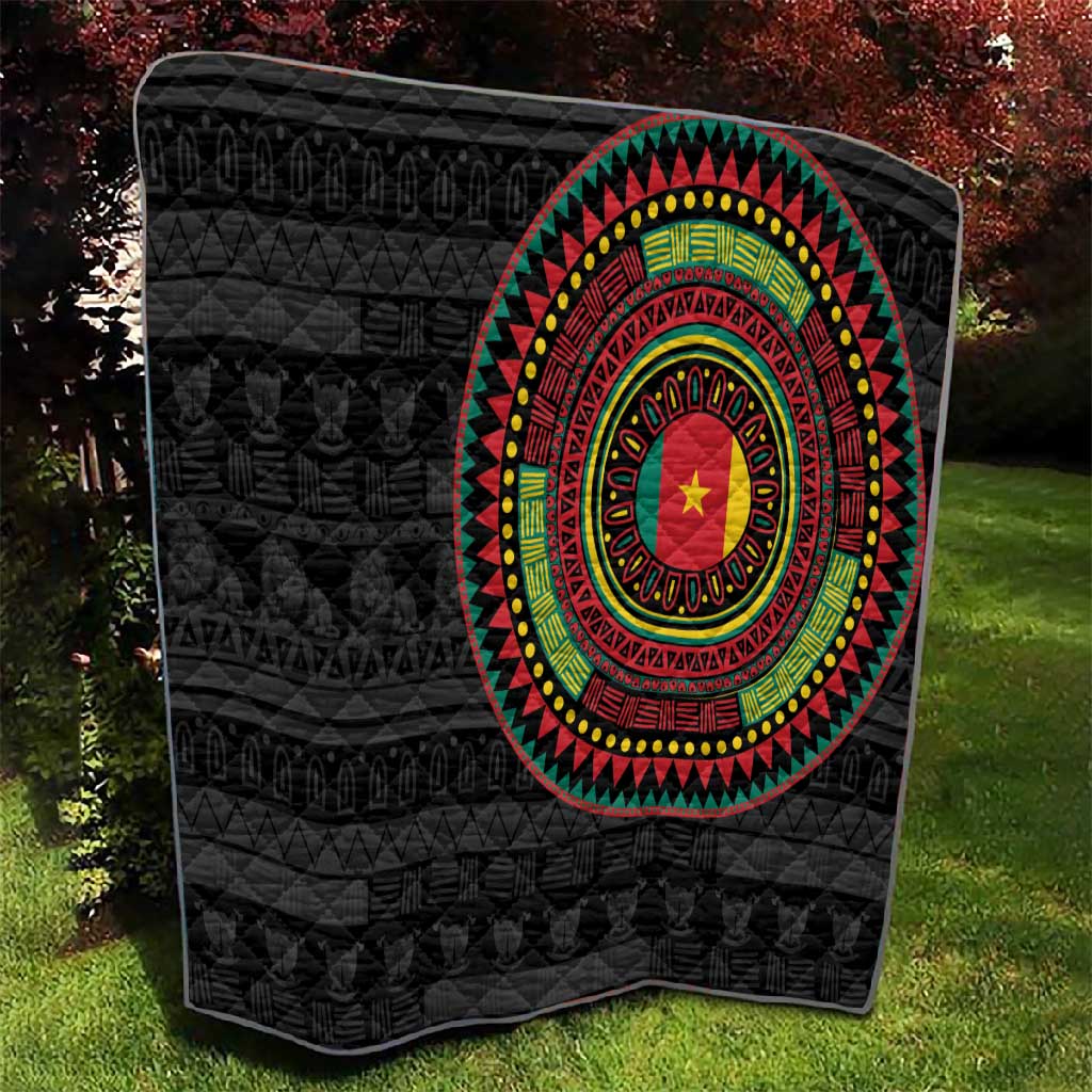 Cameroon African Tribal Pattern Quilt Chest Arm Tattoo