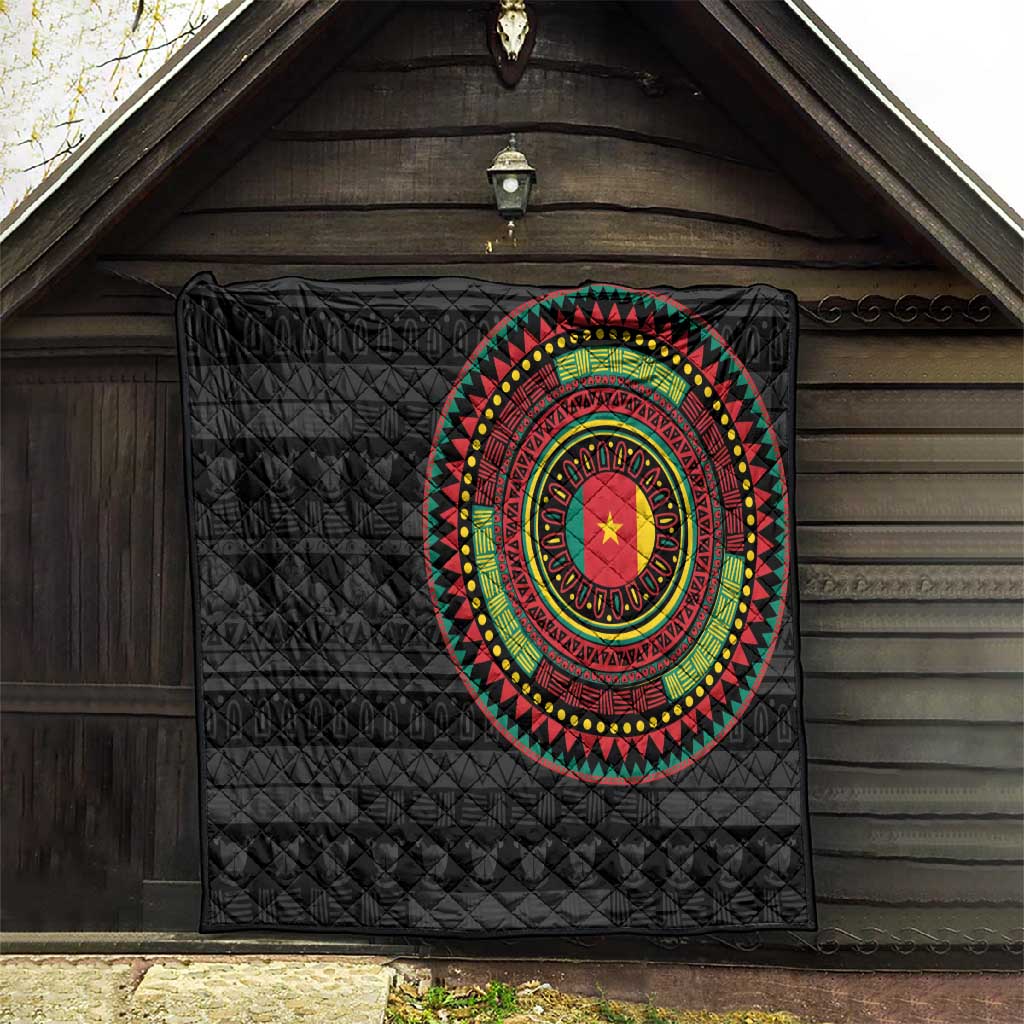 Cameroon African Tribal Pattern Quilt Chest Arm Tattoo