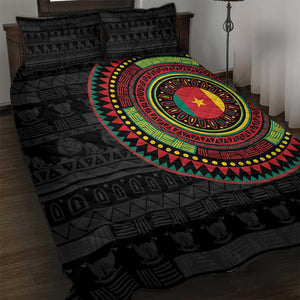 Cameroon African Tribal Pattern Quilt Bed Set Chest Arm Tattoo