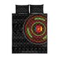 Cameroon African Tribal Pattern Quilt Bed Set Chest Arm Tattoo