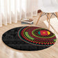 Cameroon African Tribal Pattern Round Carpet Chest Arm Tattoo