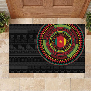 Cameroon African Tribal Pattern Rubber Doormat Chest Arm Tattoo
