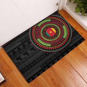 Cameroon African Tribal Pattern Rubber Doormat Chest Arm Tattoo
