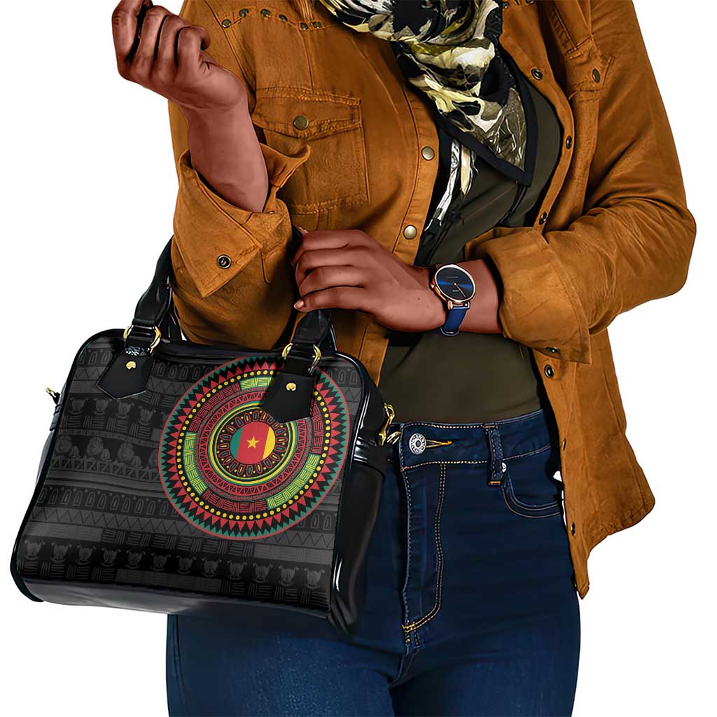 Cameroon African Tribal Pattern Shoulder Handbag Chest Arm Tattoo