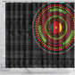 Cameroon African Tribal Pattern Shower Curtain Chest Arm Tattoo