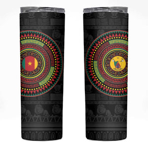 Cameroon African Tribal Pattern Skinny Tumbler Chest Arm Tattoo