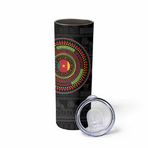 Cameroon African Tribal Pattern Skinny Tumbler Chest Arm Tattoo