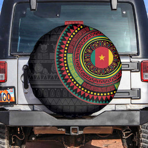 Cameroon African Tribal Pattern Spare Tire Cover Chest Arm Tattoo