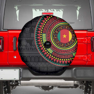 Cameroon African Tribal Pattern Spare Tire Cover Chest Arm Tattoo