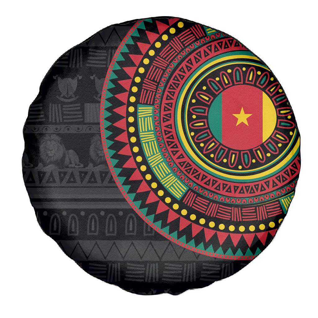 Cameroon African Tribal Pattern Spare Tire Cover Chest Arm Tattoo