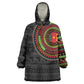 Cameroon African Tribal Pattern Wearable Blanket Hoodie Chest Arm Tattoo
