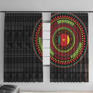 Cameroon African Tribal Pattern Window Curtain Chest Arm Tattoo