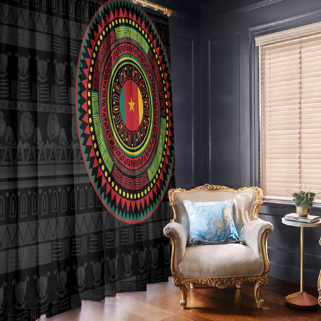 Cameroon African Tribal Pattern Window Curtain Chest Arm Tattoo
