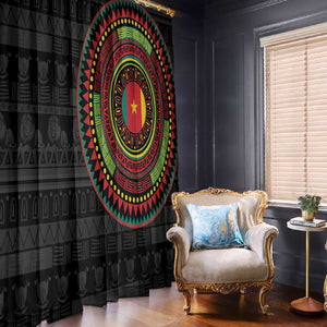 Cameroon African Tribal Pattern Window Curtain Chest Arm Tattoo