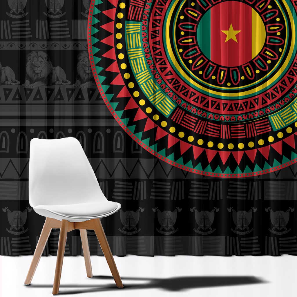 Cameroon African Tribal Pattern Window Curtain Chest Arm Tattoo