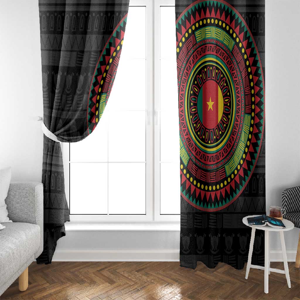 Cameroon African Tribal Pattern Window Curtain Chest Arm Tattoo