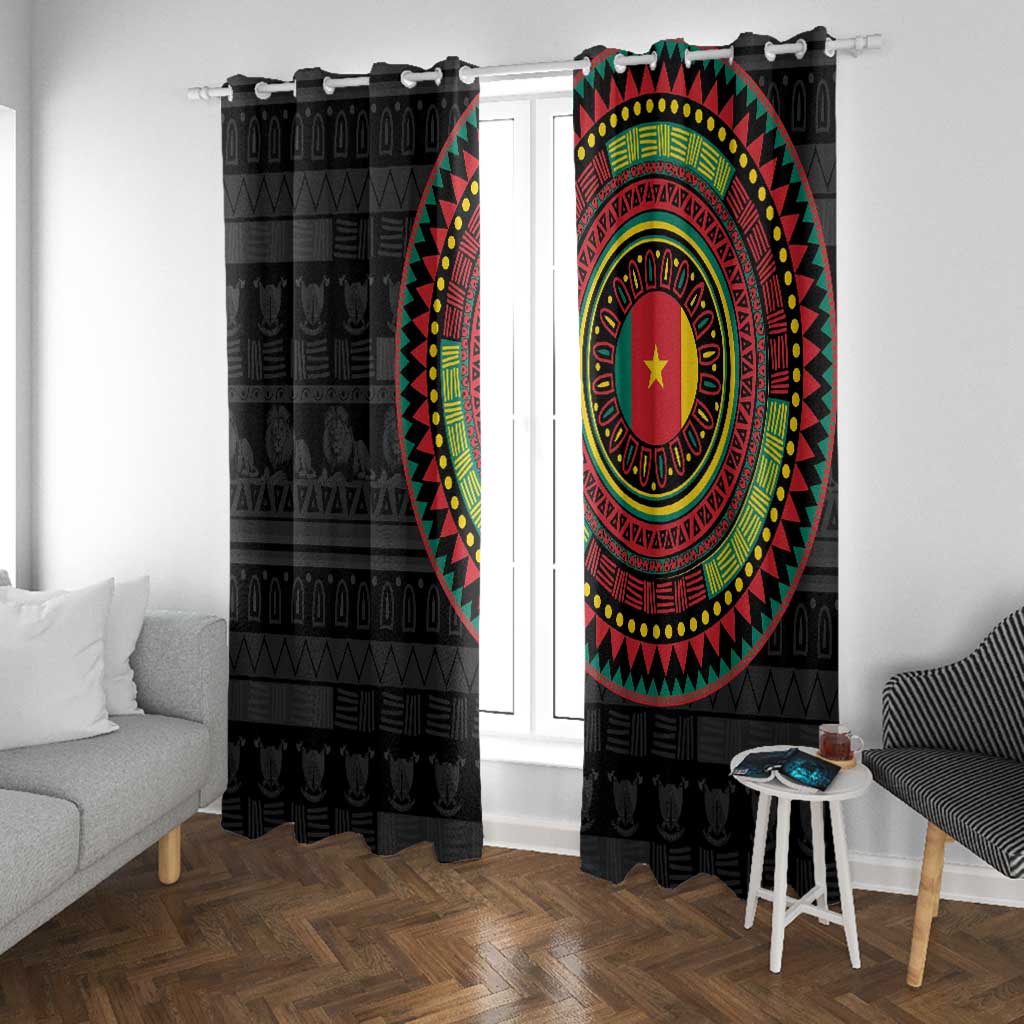Cameroon African Tribal Pattern Window Curtain Chest Arm Tattoo