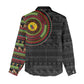 Cameroon African Tribal Pattern Women Casual Shirt Chest Arm Tattoo