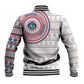 Liberia African Tribal Pattern Baseball Jacket Chest Arm Tattoo