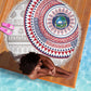 Liberia African Tribal Pattern Beach Blanket Chest Arm Tattoo