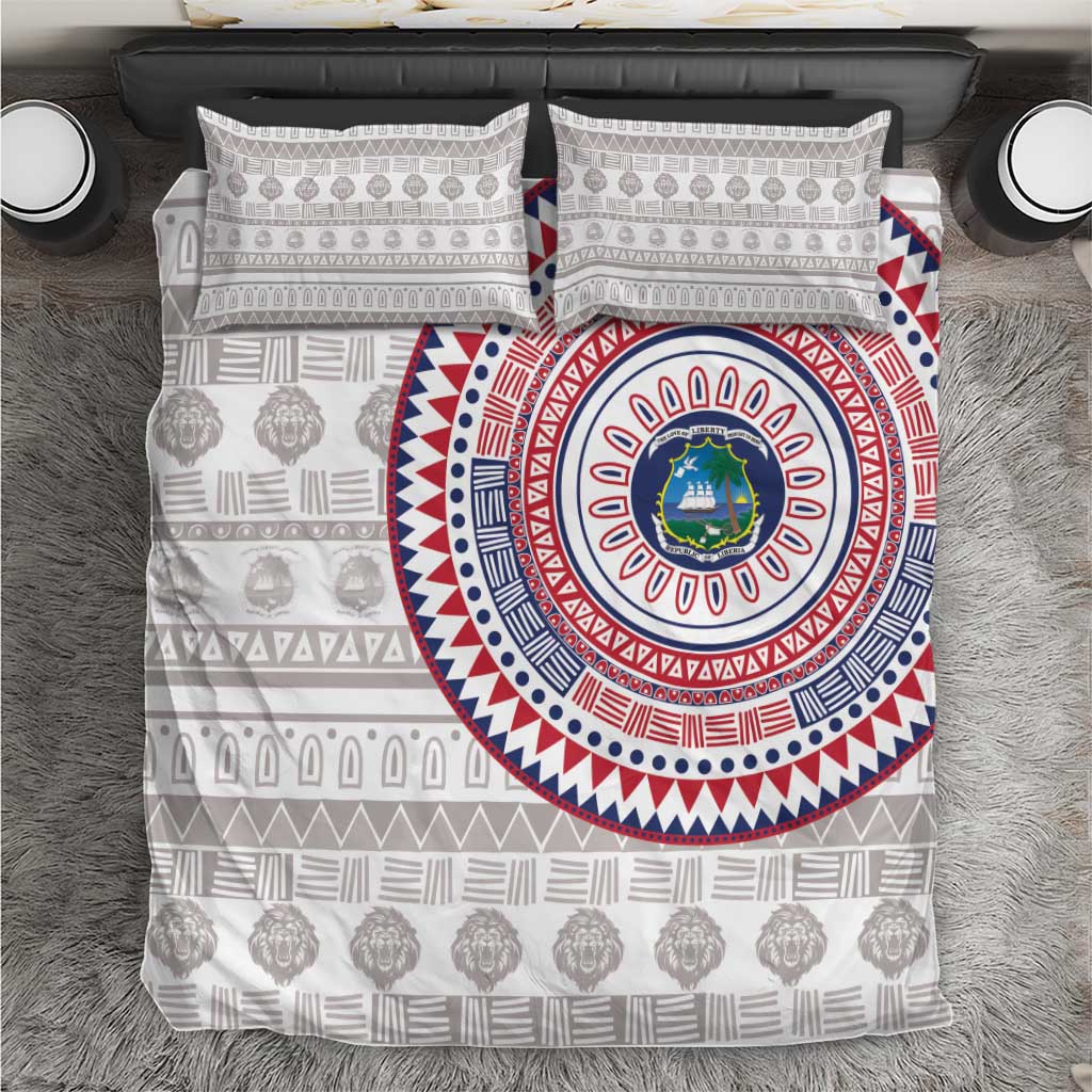 Liberia African Tribal Pattern Bedding Set Chest Arm Tattoo