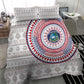 Liberia African Tribal Pattern Bedding Set Chest Arm Tattoo