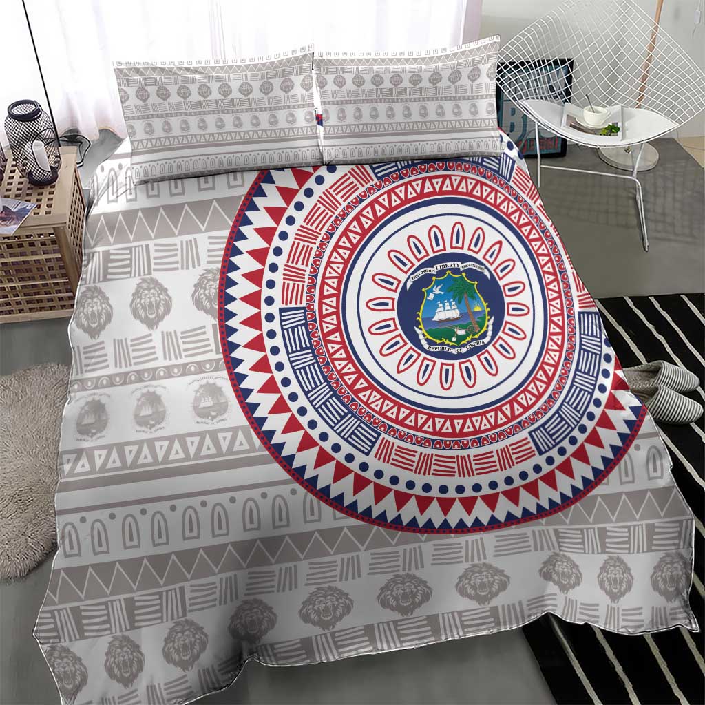 Liberia African Tribal Pattern Bedding Set Chest Arm Tattoo