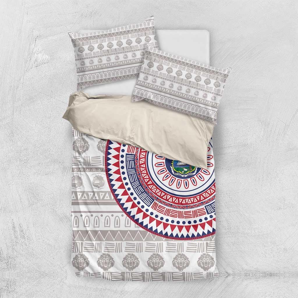 Liberia African Tribal Pattern Bedding Set Chest Arm Tattoo