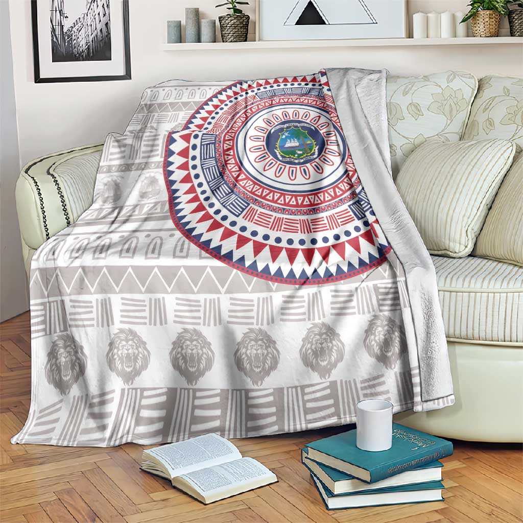 Liberia African Tribal Pattern Blanket Chest Arm Tattoo