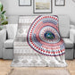 Liberia African Tribal Pattern Blanket Chest Arm Tattoo