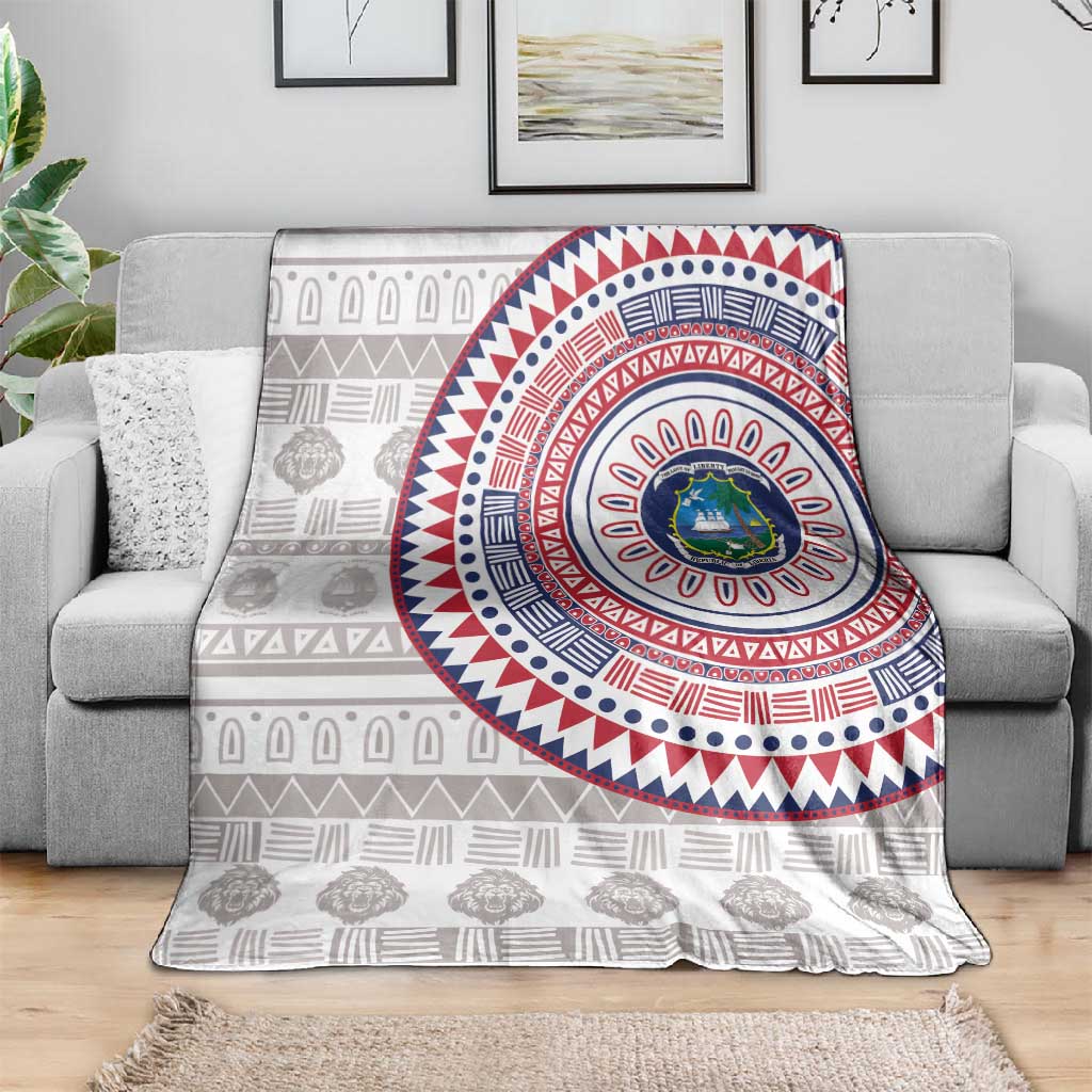 Liberia African Tribal Pattern Blanket Chest Arm Tattoo