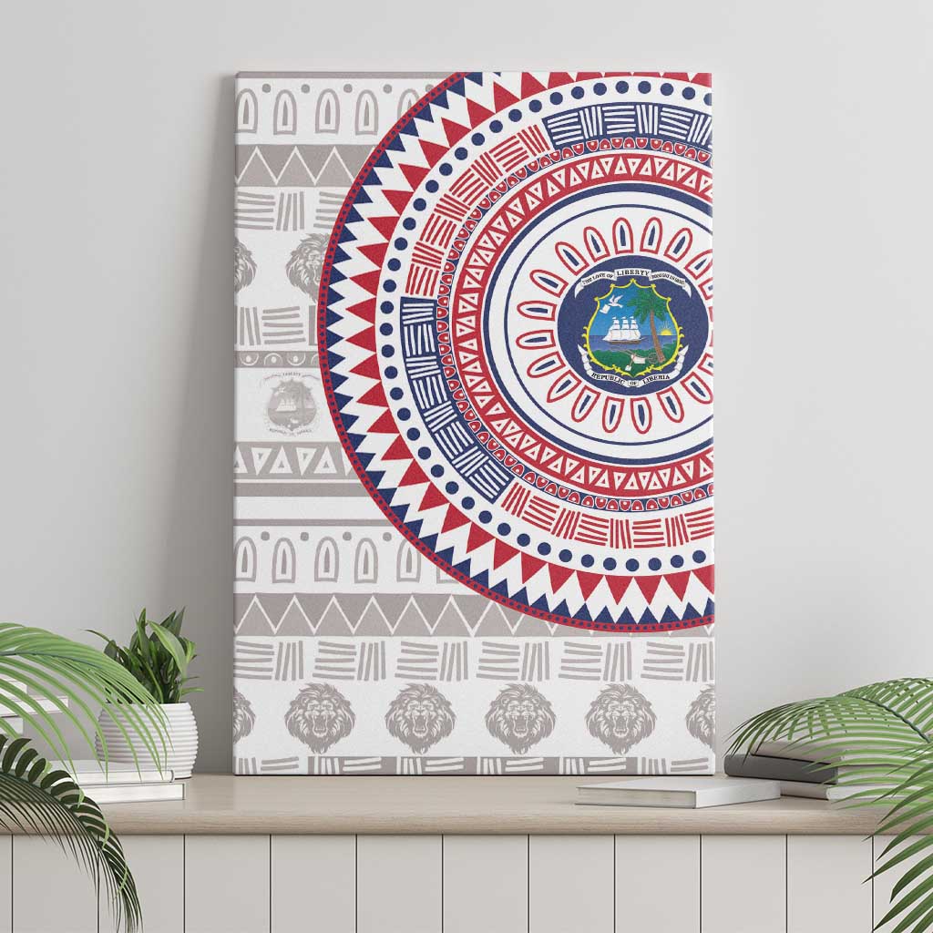 Liberia African Tribal Pattern Canvas Wall Art Chest Arm Tattoo