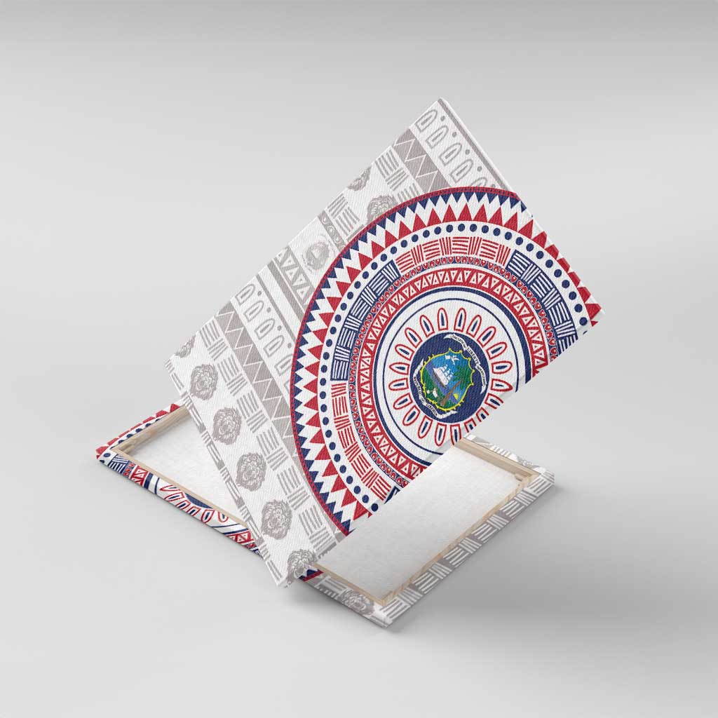 Liberia African Tribal Pattern Canvas Wall Art Chest Arm Tattoo