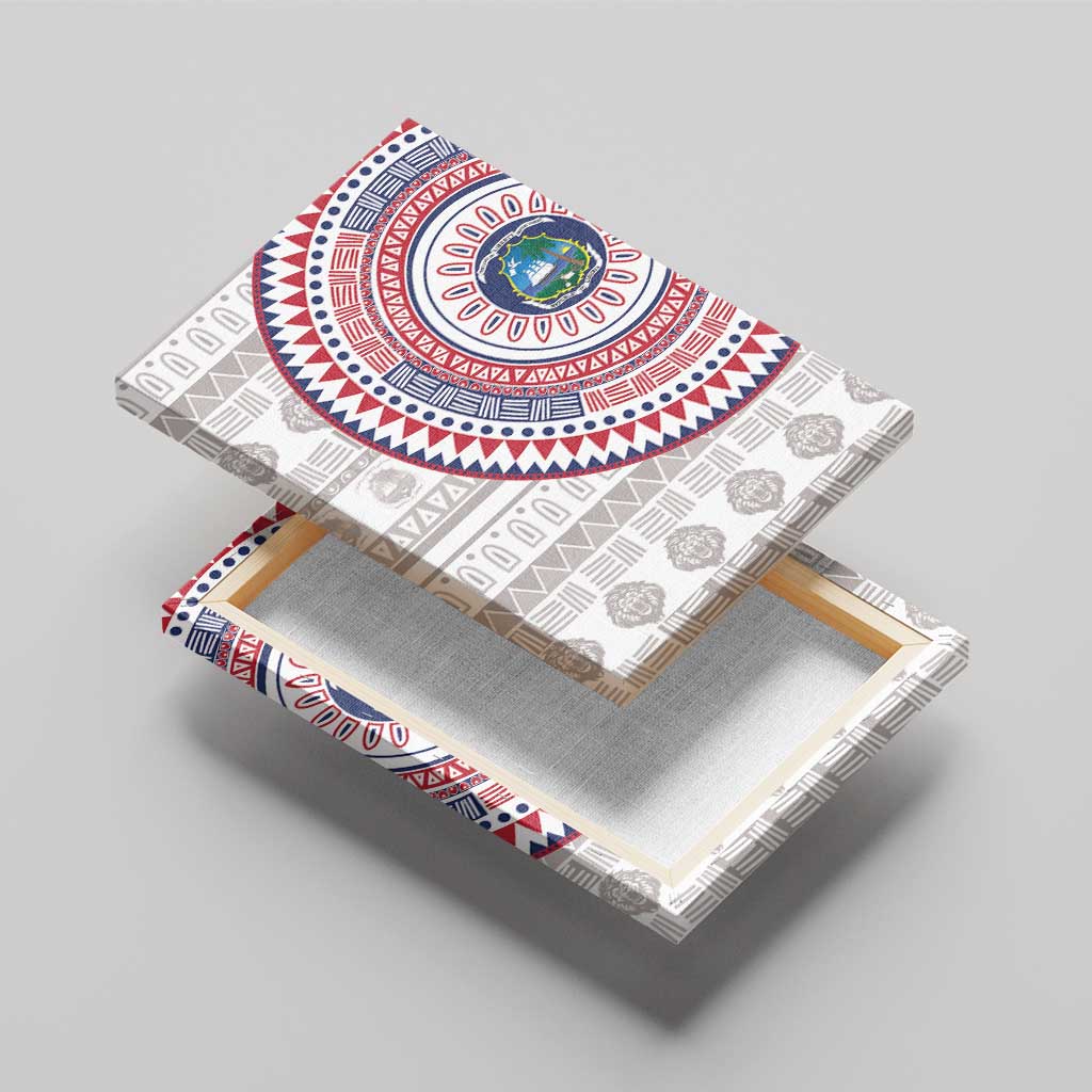 Liberia African Tribal Pattern Canvas Wall Art Chest Arm Tattoo
