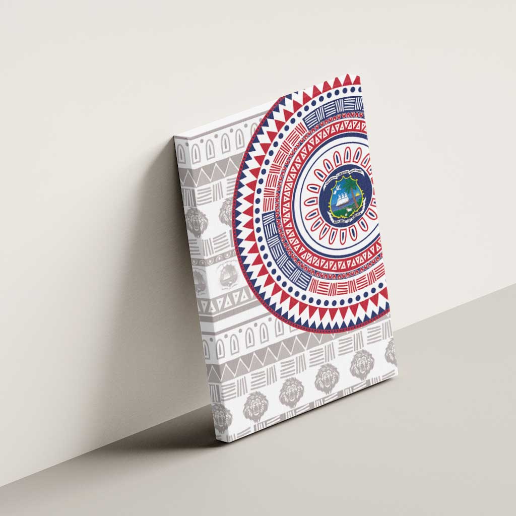 Liberia African Tribal Pattern Canvas Wall Art Chest Arm Tattoo