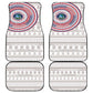 Liberia African Tribal Pattern Car Mats Chest Arm Tattoo