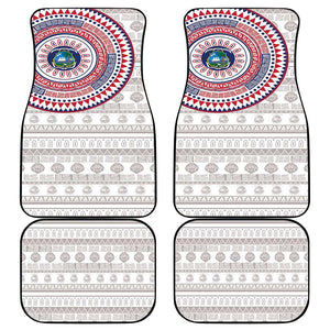 Liberia African Tribal Pattern Car Mats Chest Arm Tattoo