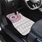 Liberia African Tribal Pattern Car Mats Chest Arm Tattoo