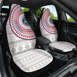 Liberia African Tribal Pattern Car Seat Cover Chest Arm Tattoo