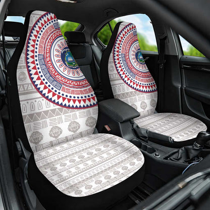 Liberia African Tribal Pattern Car Seat Cover Chest Arm Tattoo