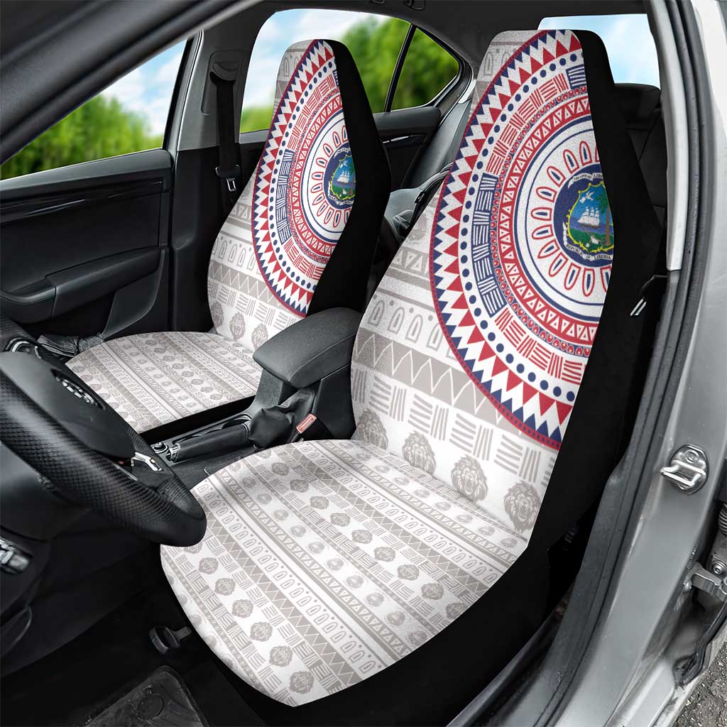 Liberia African Tribal Pattern Car Seat Cover Chest Arm Tattoo