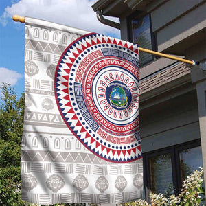 Liberia African Tribal Pattern Garden Flag Chest Arm Tattoo