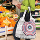Liberia African Tribal Pattern Grocery Bag Chest Arm Tattoo