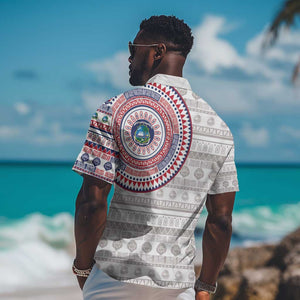 Liberia African Tribal Pattern Hawaiian Shirt Chest Arm Tattoo