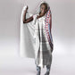 Liberia African Tribal Pattern Hooded Blanket Chest Arm Tattoo