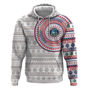 Liberia African Tribal Pattern Hoodie Chest Arm Tattoo