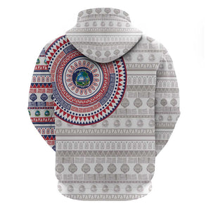 Liberia African Tribal Pattern Hoodie Chest Arm Tattoo