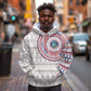 Liberia African Tribal Pattern Hoodie Chest Arm Tattoo