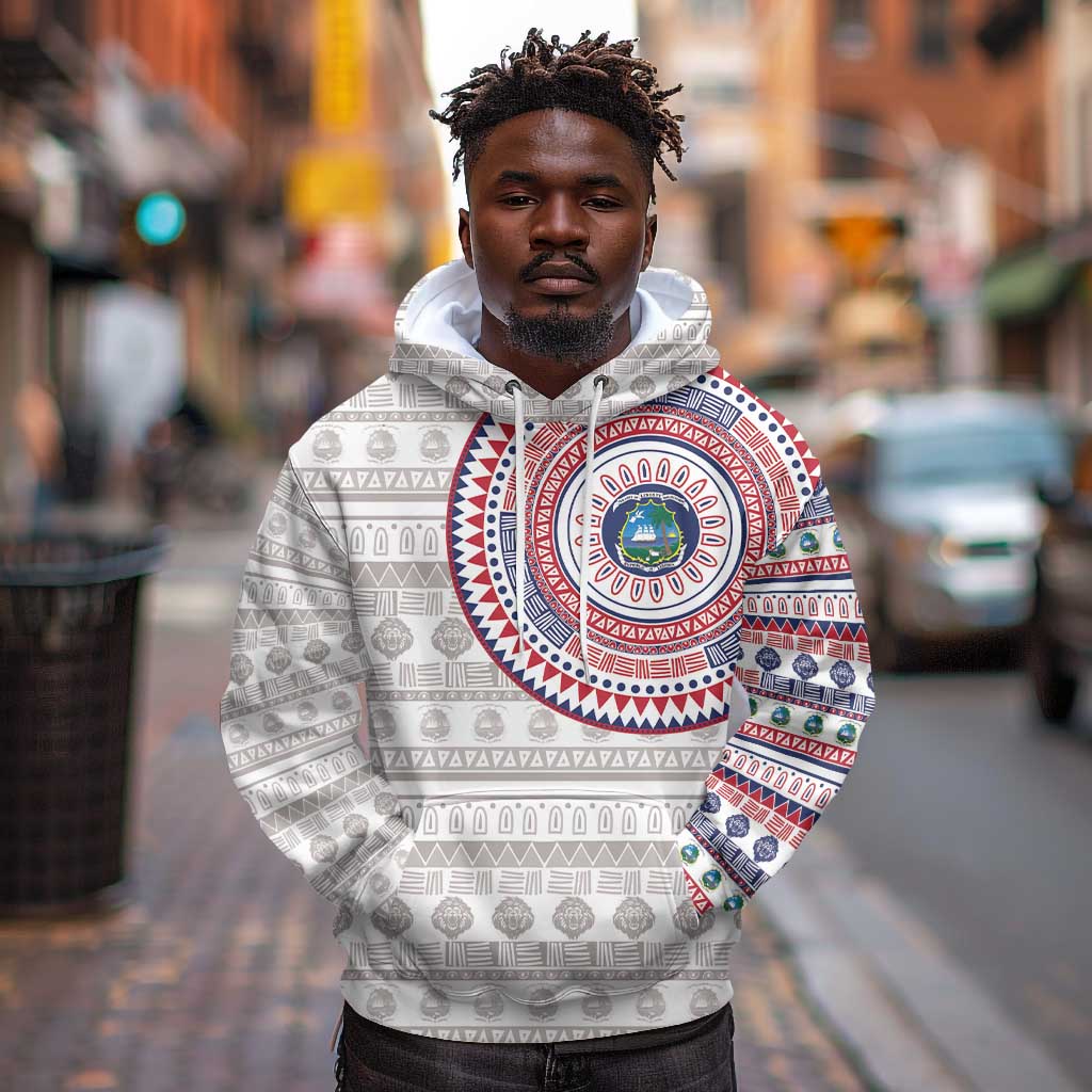 Liberia African Tribal Pattern Hoodie Chest Arm Tattoo