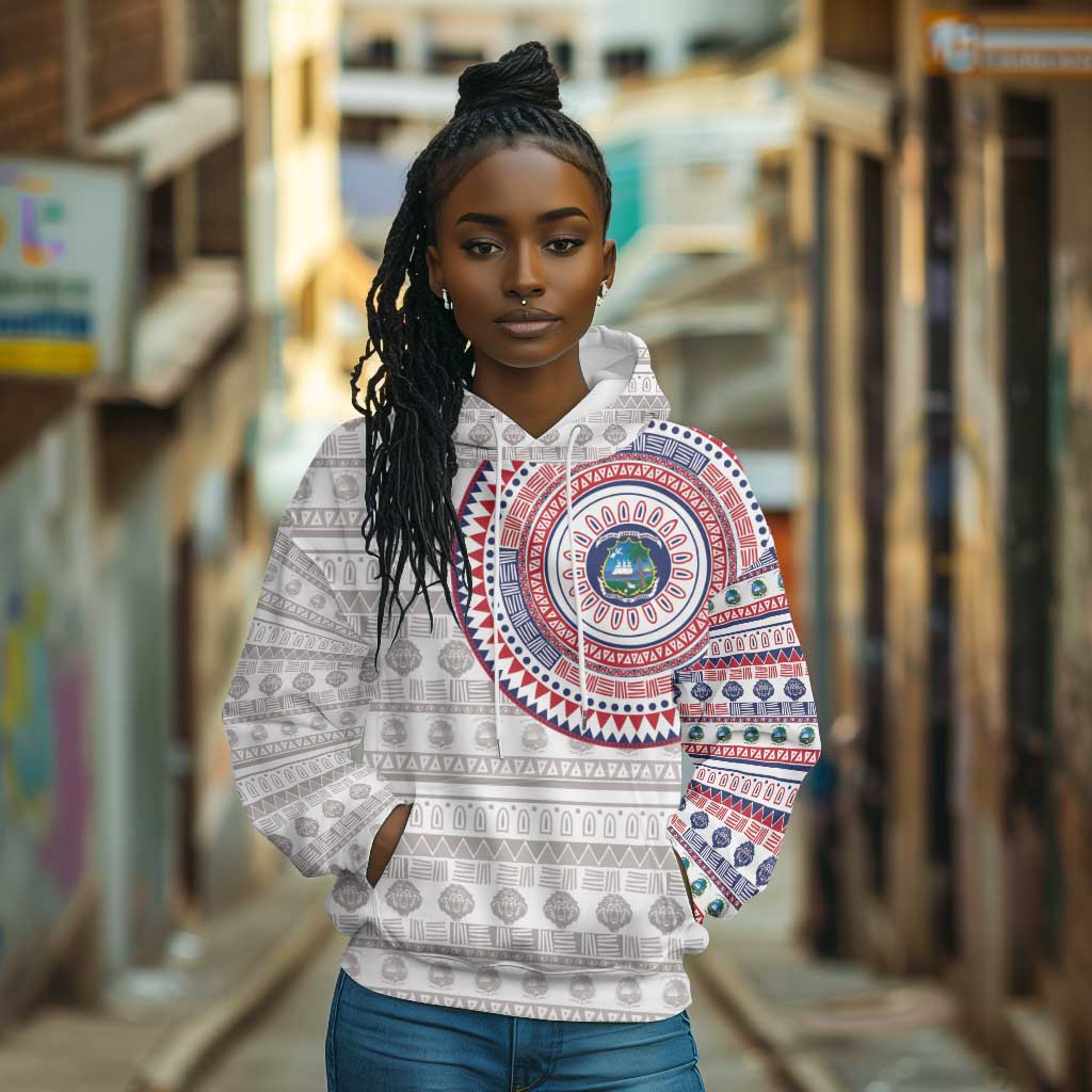 Liberia African Tribal Pattern Hoodie Chest Arm Tattoo